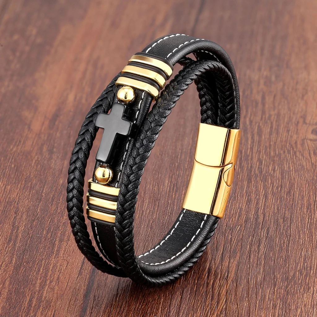 bracelet cuir homme luxe