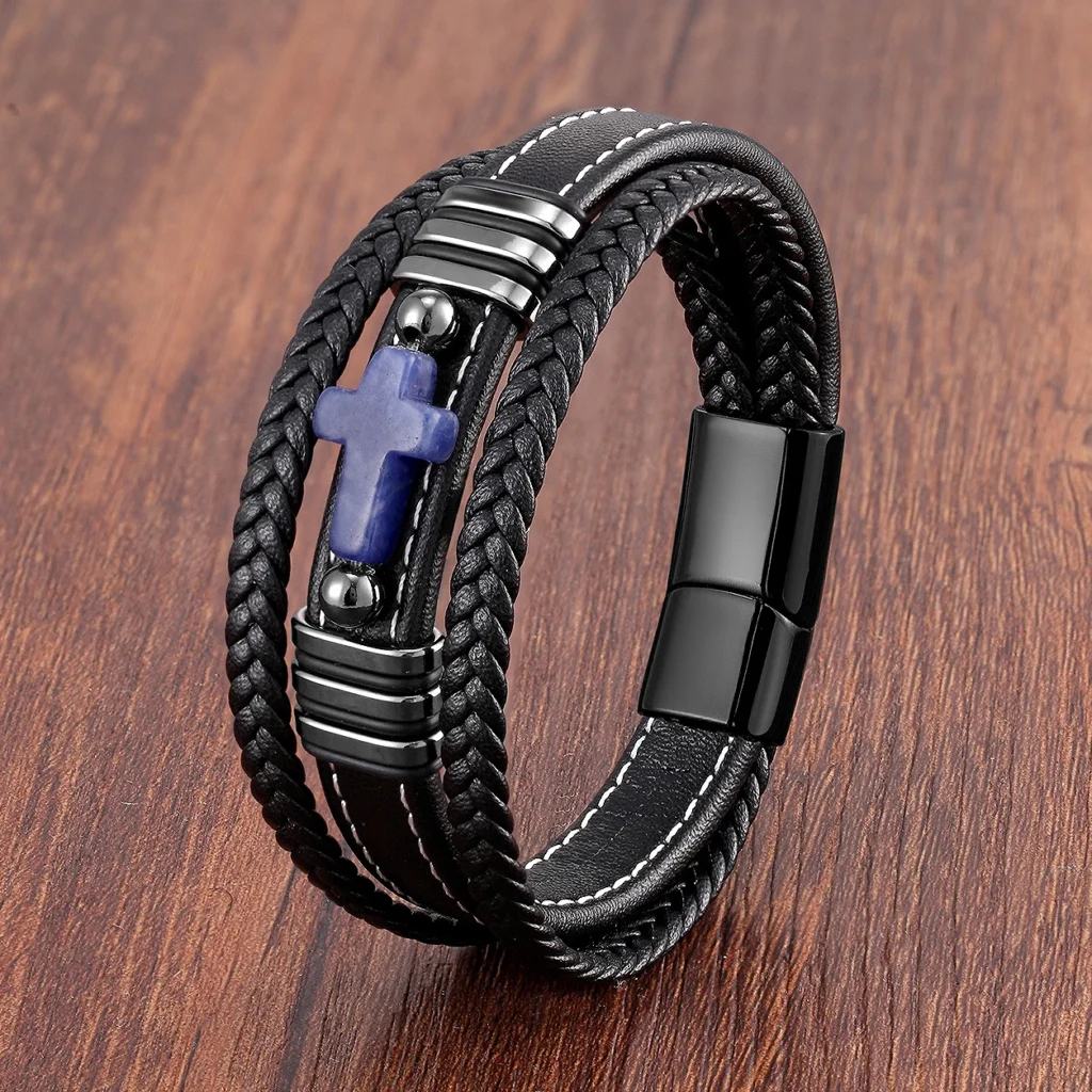 bracelet en cuir homme